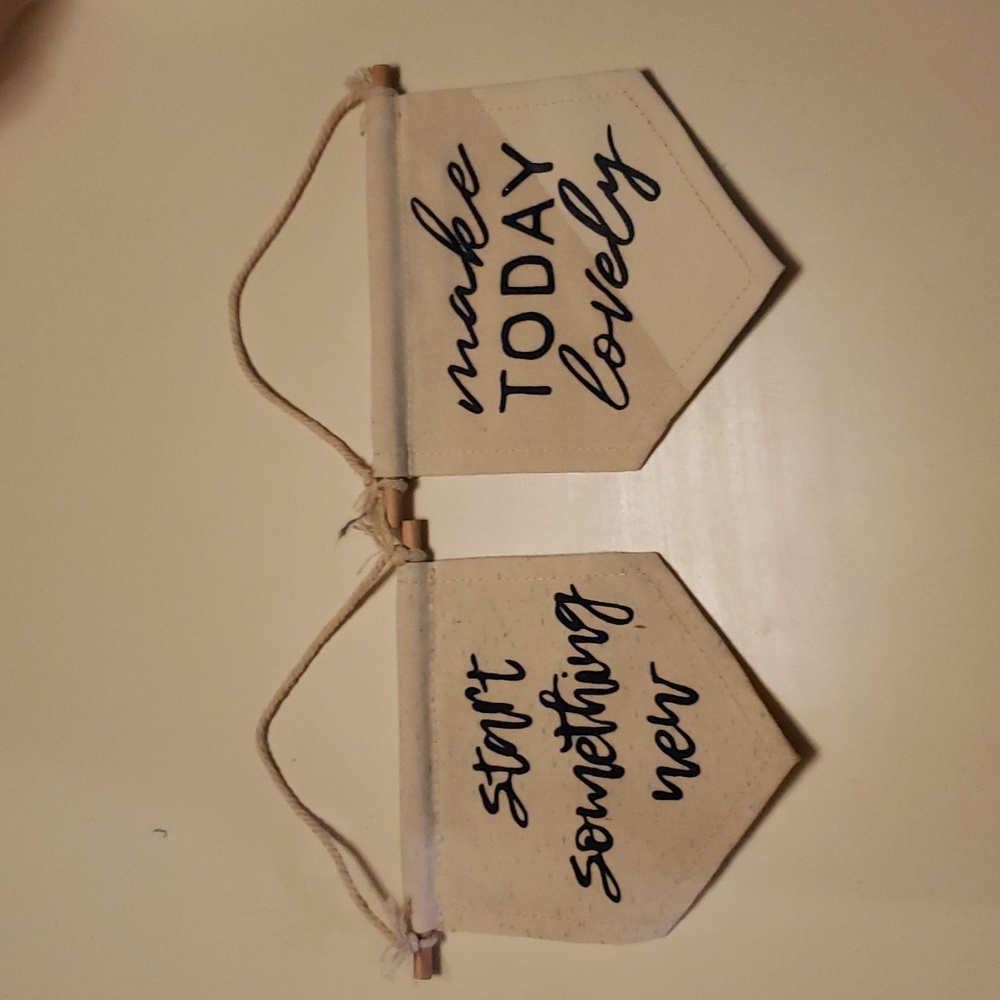 $5 Sale! Small Clothed Banner with Positive Affirmations